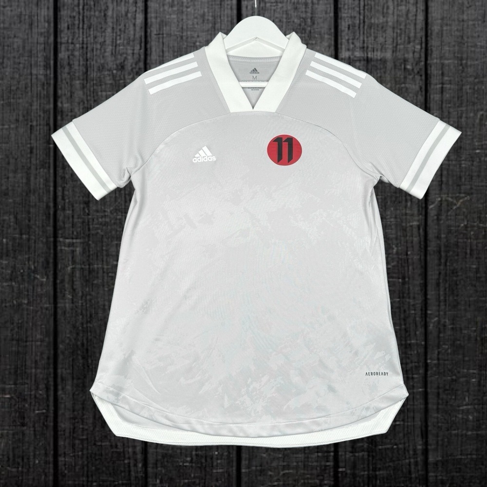 Adidas Aeroready Soccer Jersey 11 size Women's Medium - Light Gray #16